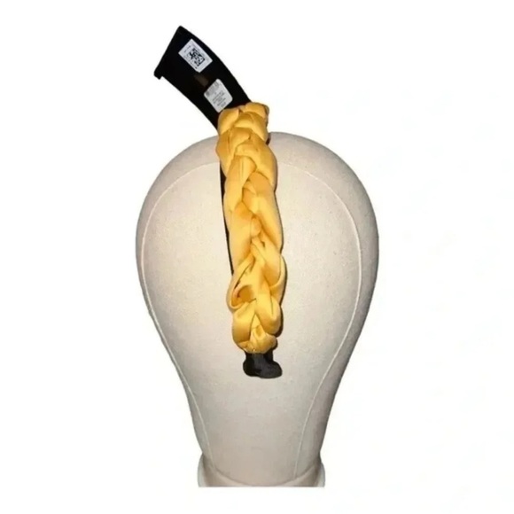 Butter Yellow Braided Headband NWT - Picture 5 of 8